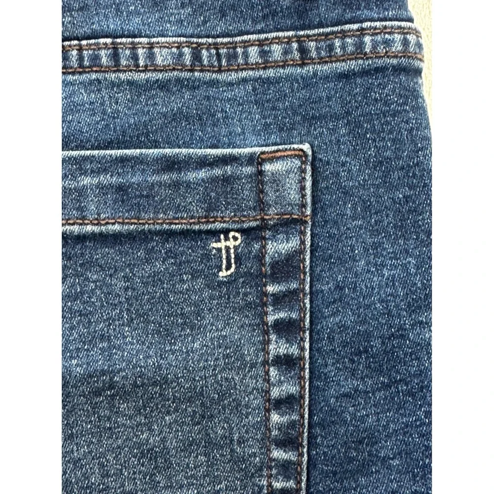 tpj The Perfect Jean Mens Slim Thick Stretch Blue Denim Jeans 36x32 Meas: 36x31